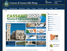 Tablet Screenshot of comune.cassanodellemurge.ba.it